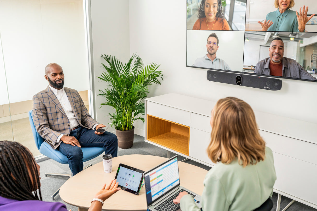 POLY Studio X70 All-In-One TC10 Controller Kit GSA/TAA Video Collaboration Bar