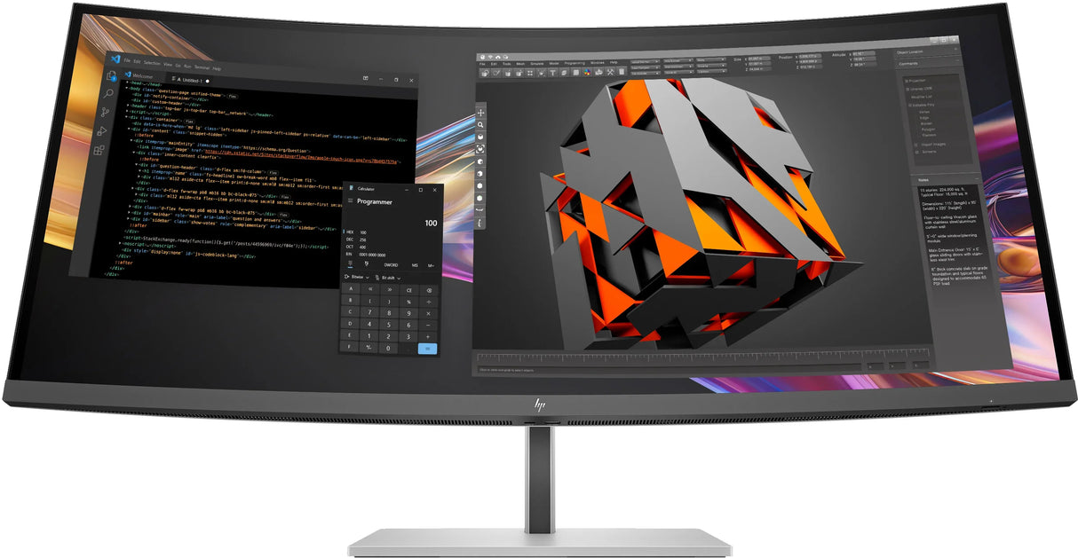 HP 738PU Monitor – 37.5" / WQHD+ / IPS / 60Hz – Business Monitor