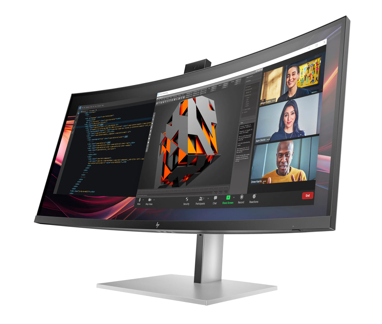 HP 734pm Monitor – 34" / WQHD / IPS / 120Hz – Business Monitor