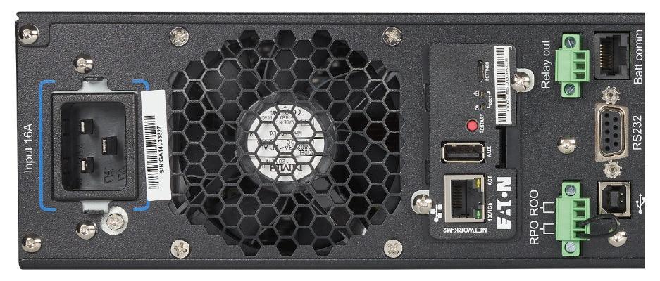 EATON 3000 VA | 2400 W | 8 IEC C13 (10A) | 2 IEC C19 (16A) outlets | 86.5 x 440 x 605 mm | 22800 g (9PX3000IRTANZ-L)