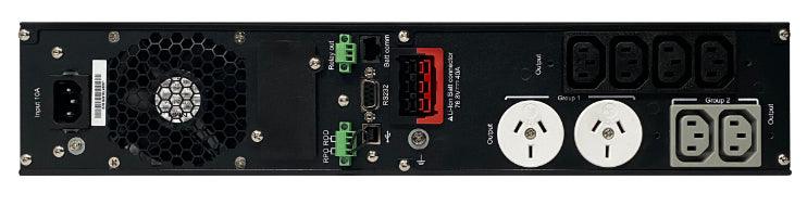 EATON 3000 VA | 2400 W | 8 IEC C13 (10A) | 2 IEC C19 (16A) outlets | 86.5 x 440 x 605 mm | 22800 g (9PX3000IRTANZ-L)