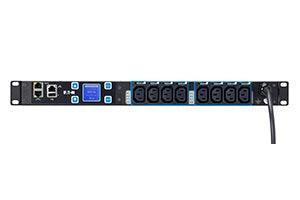 EATON 8xIEC-320-C13 | 1xIEC-320-C20 | 230V | 50Hz | 16A | 203 x 482.6 x 44.45mm | Black (EMIH28)