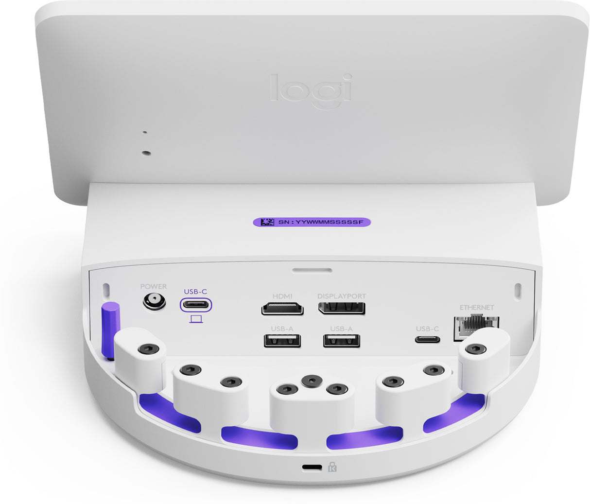 LOGITECH Logi Dock Flex Meeting Room Display (8")
