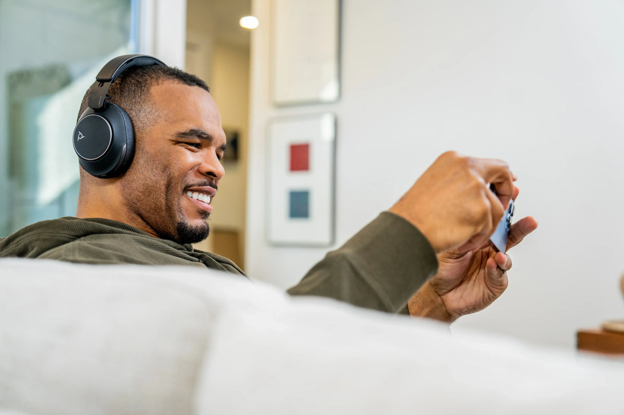 POLY Voyager Surround 80 UC – Bluetooth / Stereo / Office UC – Over-Ear Headset