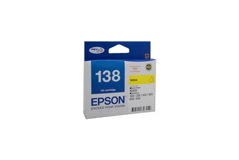 EPSON 138 | High Capacity DURABrite Ultra | Yellow Ink Cartridge (C13T138492)