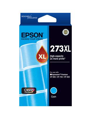 EPSON 273XL - High Capacity Claria Premium - Cyan Ink Cartridge (C13T275292)