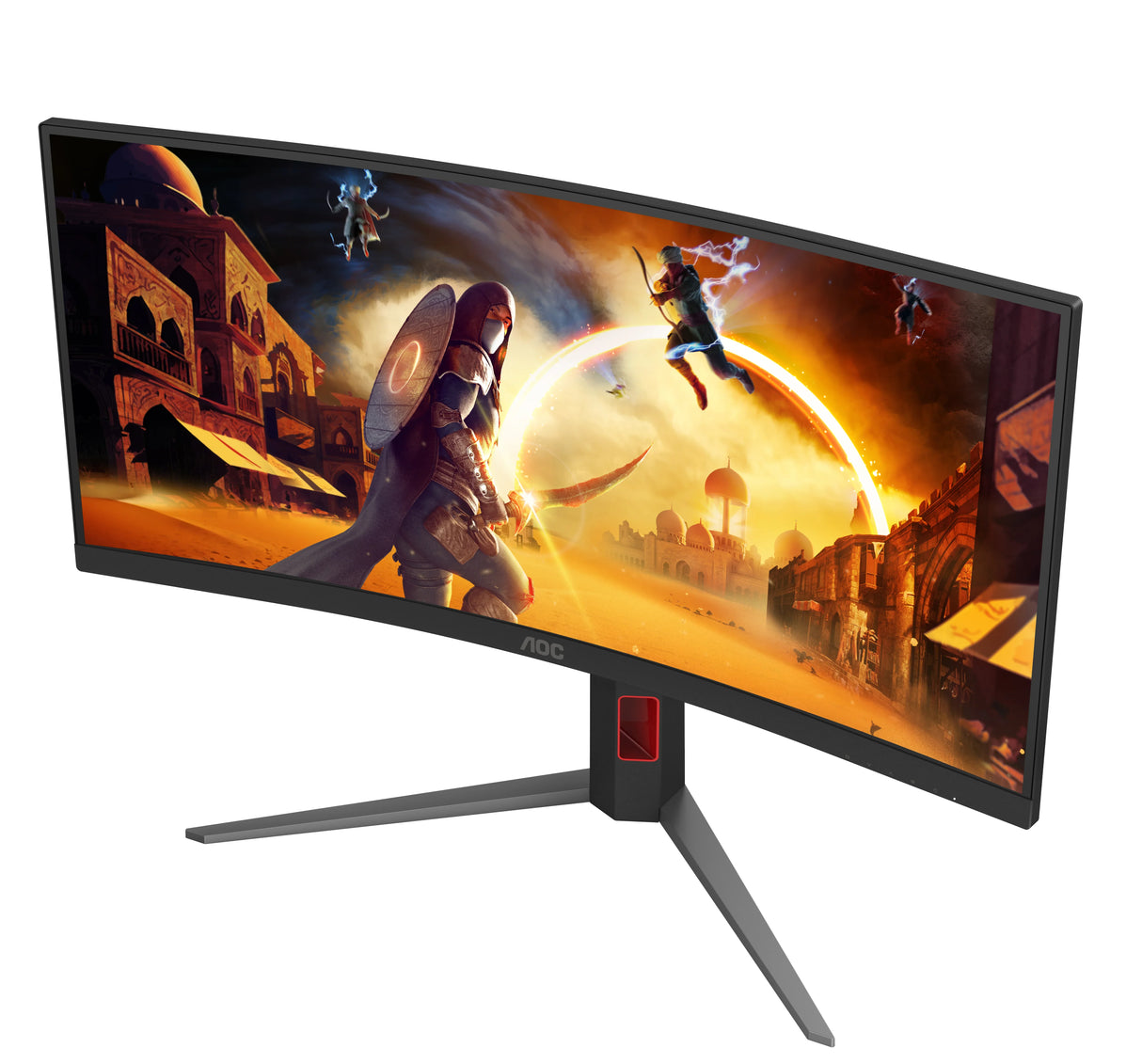 AOC CU34G4 Monitor – 34" / QHD / VA / 180Hz – Gaming Monitor