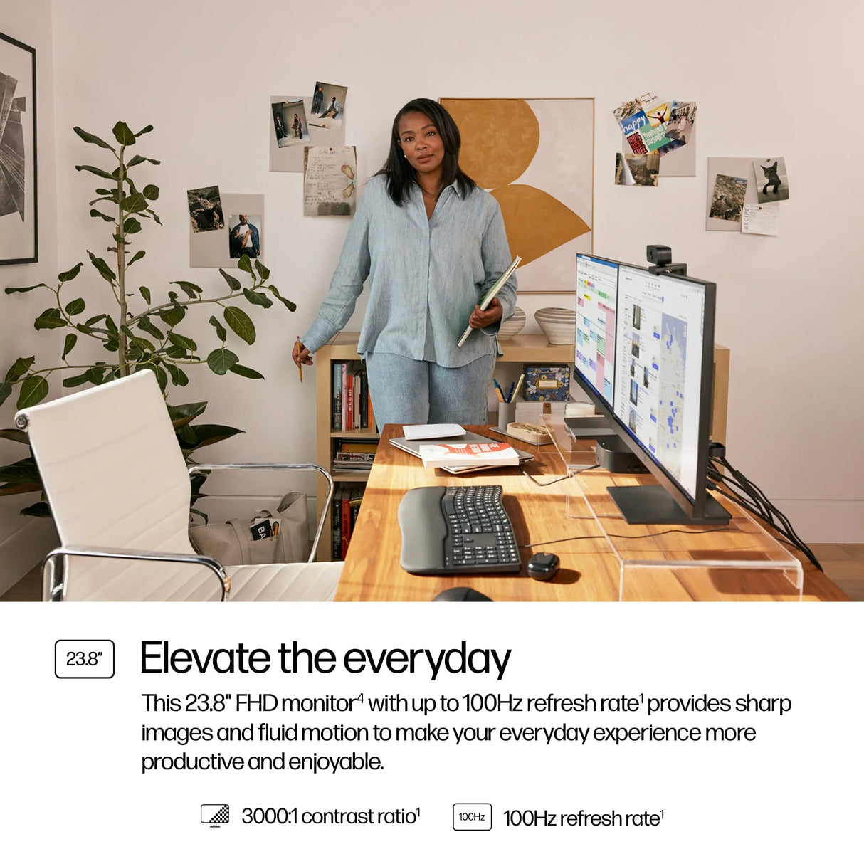 HP 324pv Monitor – 23.8" / Full HD / IPS / 60Hz – Business Monitor