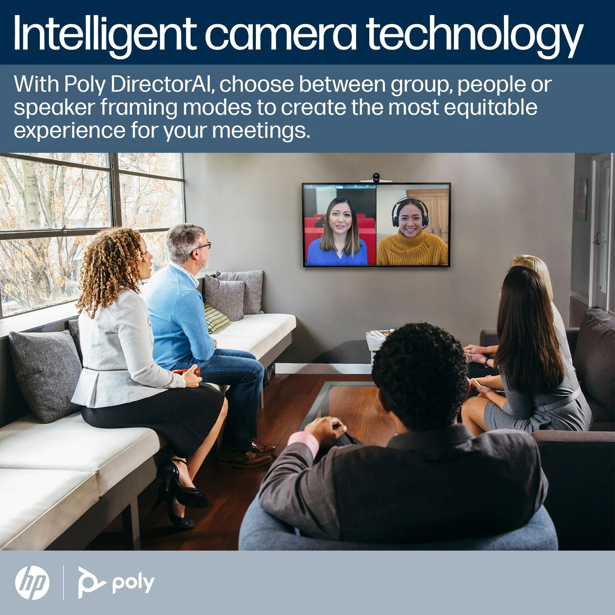 POLY Studio E70 – 4K Ultra HD / 120° Wide-Angle / AI-powered Features – Zoom Certified Conference Camera