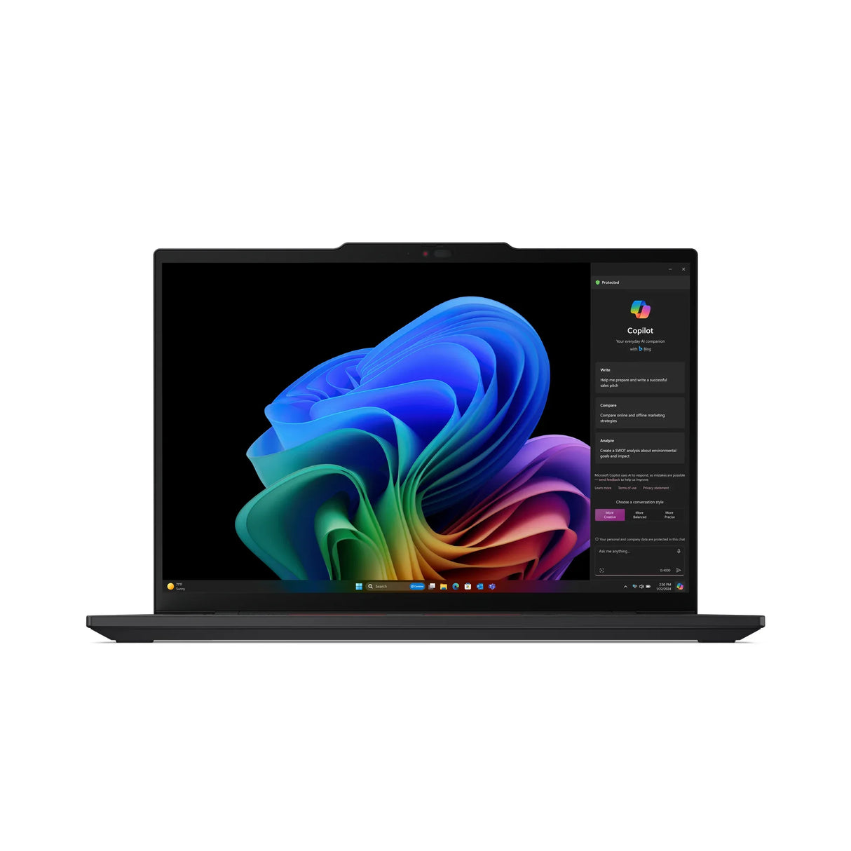 Lenovo ThinkPad T14s Laptop – Qualcomm Snapdragon / 32GB / 512GB SSD / On-Board Graphics – Sustainable Business Laptop