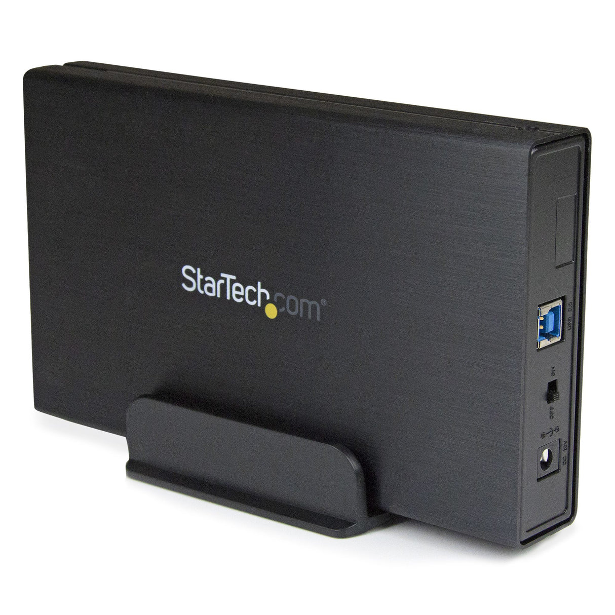 STARTECH 3.5in Black Aluminum USB 3.0 External SATA III SSD | HDD Enclosure with UASP for SATA 6Gbps - 3.5" SATA Hard Drive Enclosure (S3510BMU33)