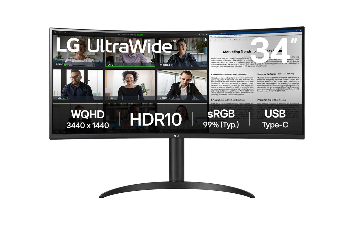 LG 34WR50QK-B Monitor (34")
