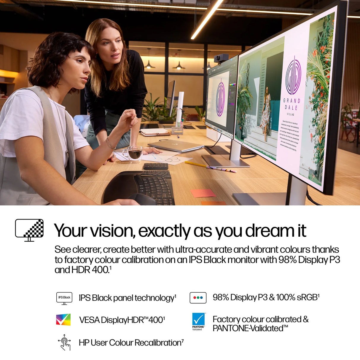 HP 727pq Monitor – 27" / QHD / IPS / 60Hz – Business Monitor