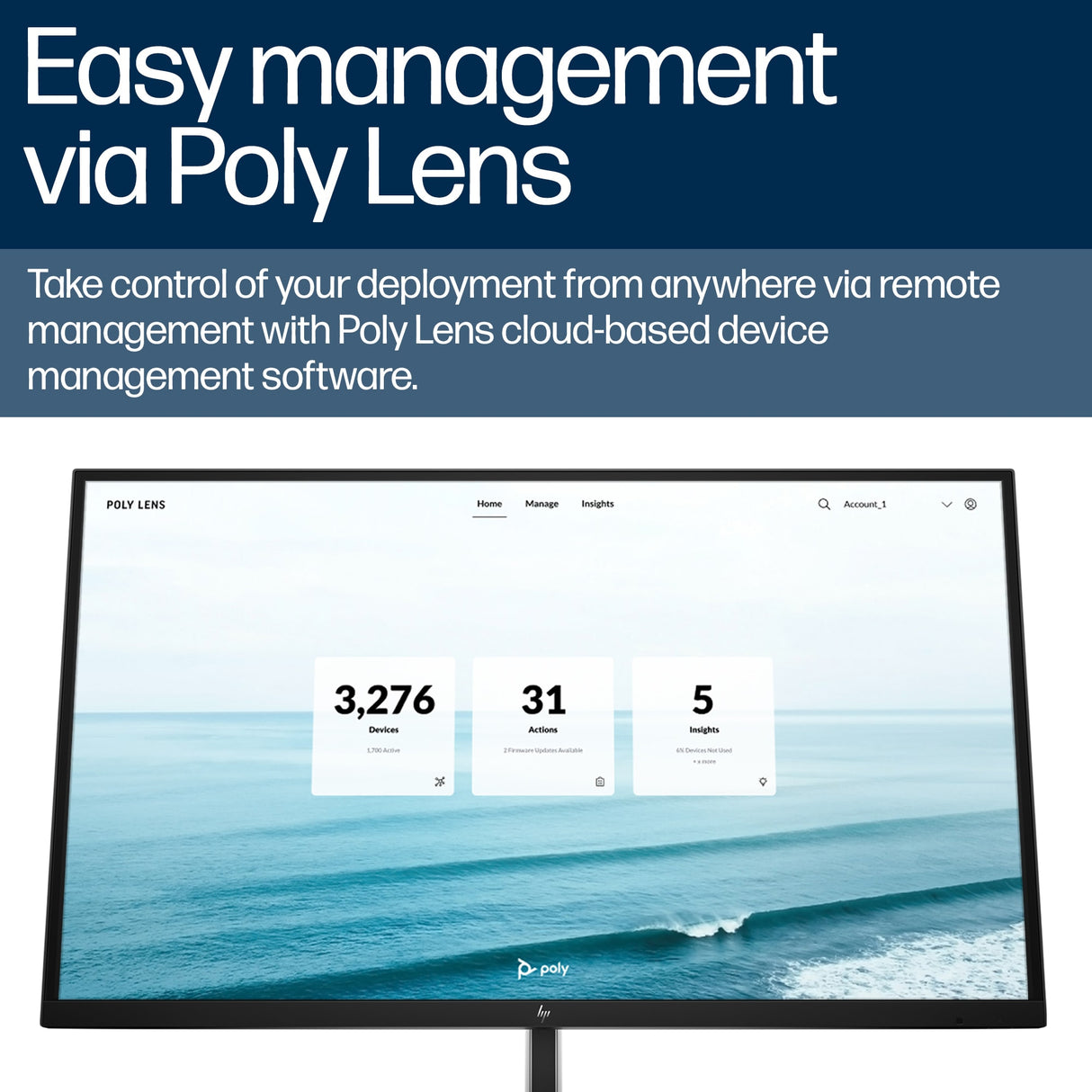 POLY Studio V52 USB Video Conferencing Camera