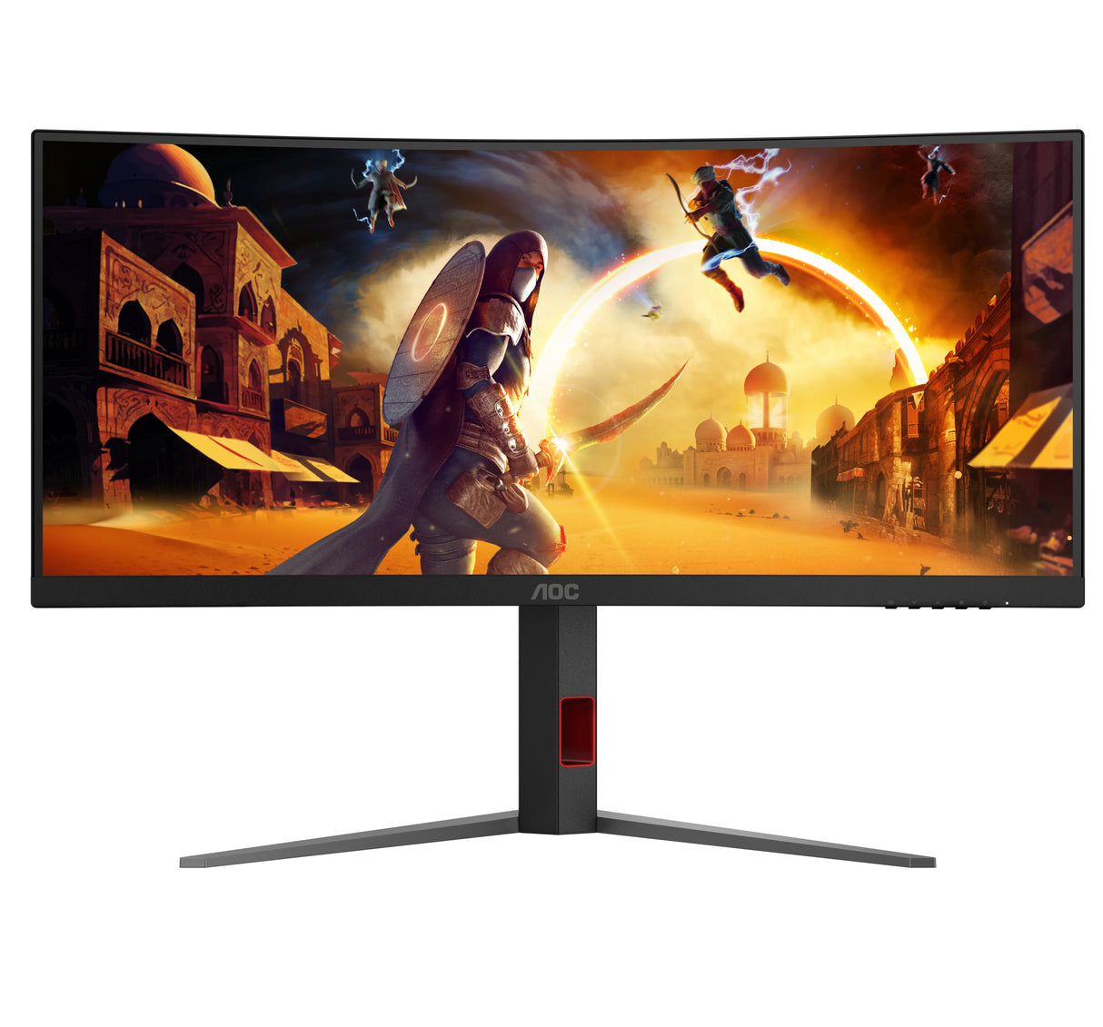 AOC CU34G4 Monitor – 34" / QHD / VA / 180Hz – Gaming Monitor