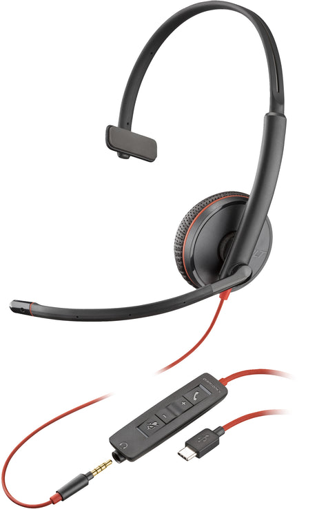 POLY Blackwire C3215 Monaural Headset