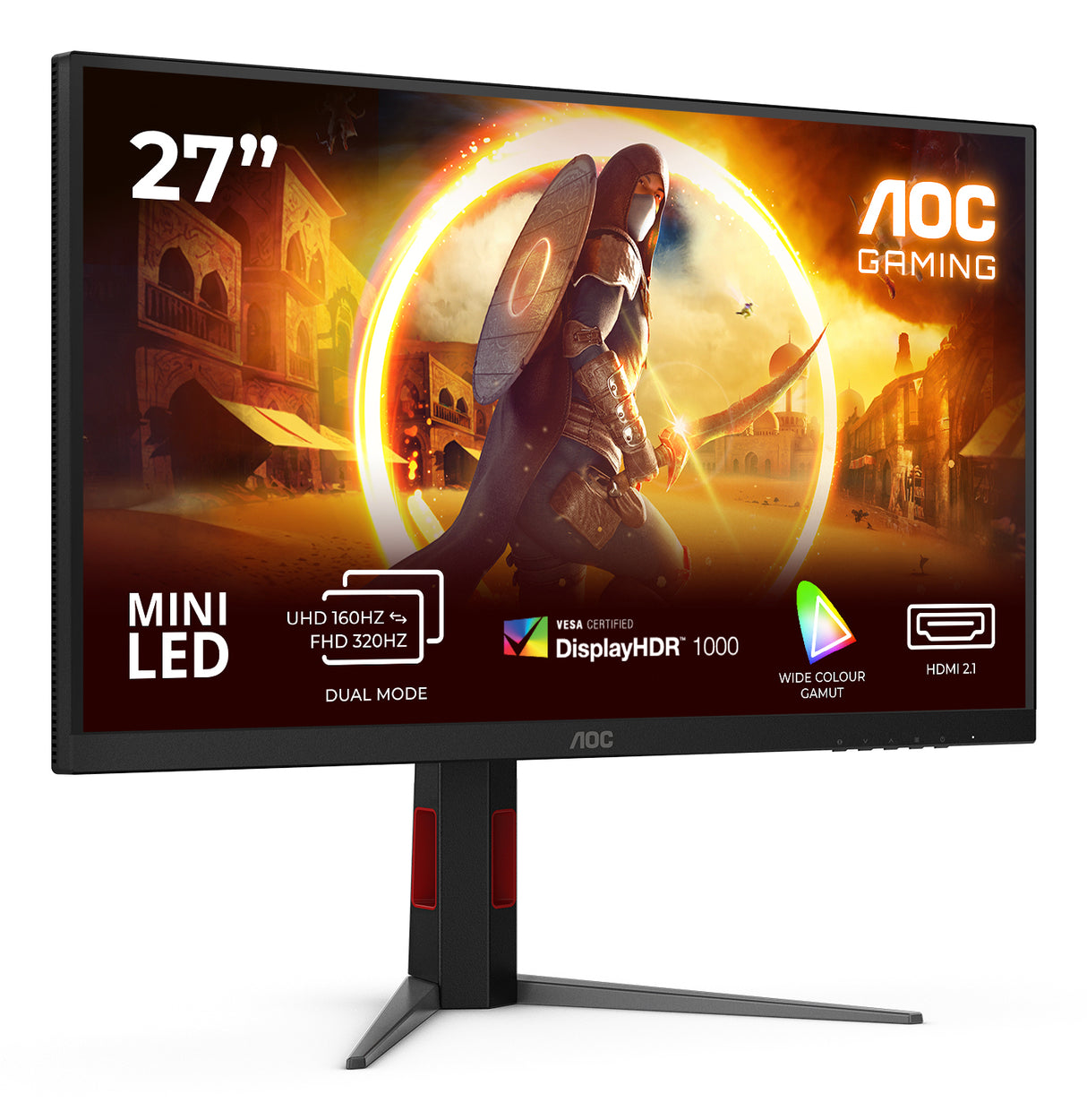 AOC U27G4XM Monitor – 27" / 4K UHD / IPS / 160Hz – Gaming Monitor