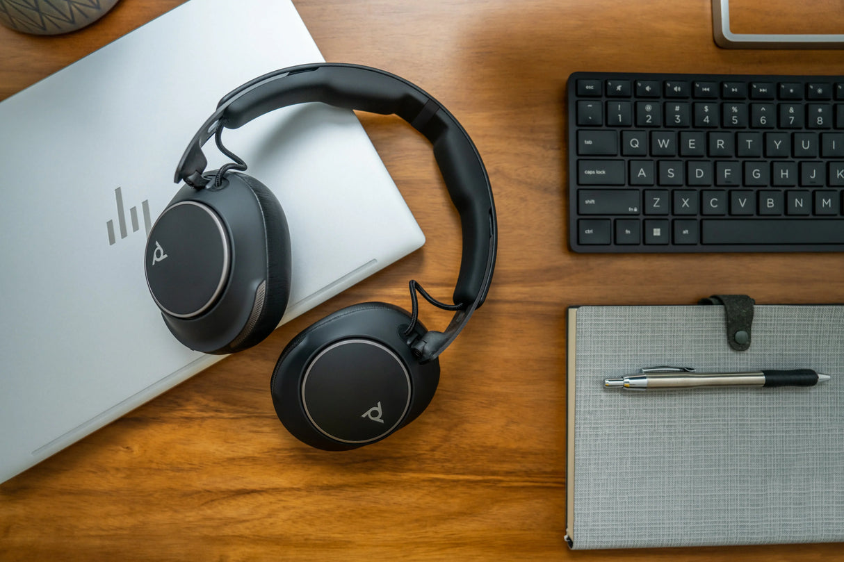 POLY Voyager Surround 80 UC – Bluetooth / Stereo / Office UC – Over-Ear Headset