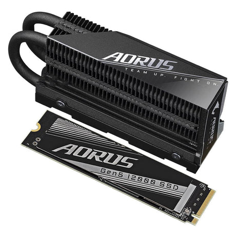 GIGABYTE 1 TB | M.2 | PCI-Express 5.0 x4 | NVMe 2.0 | 3D TLC NAND Flash (AG512K1TB)