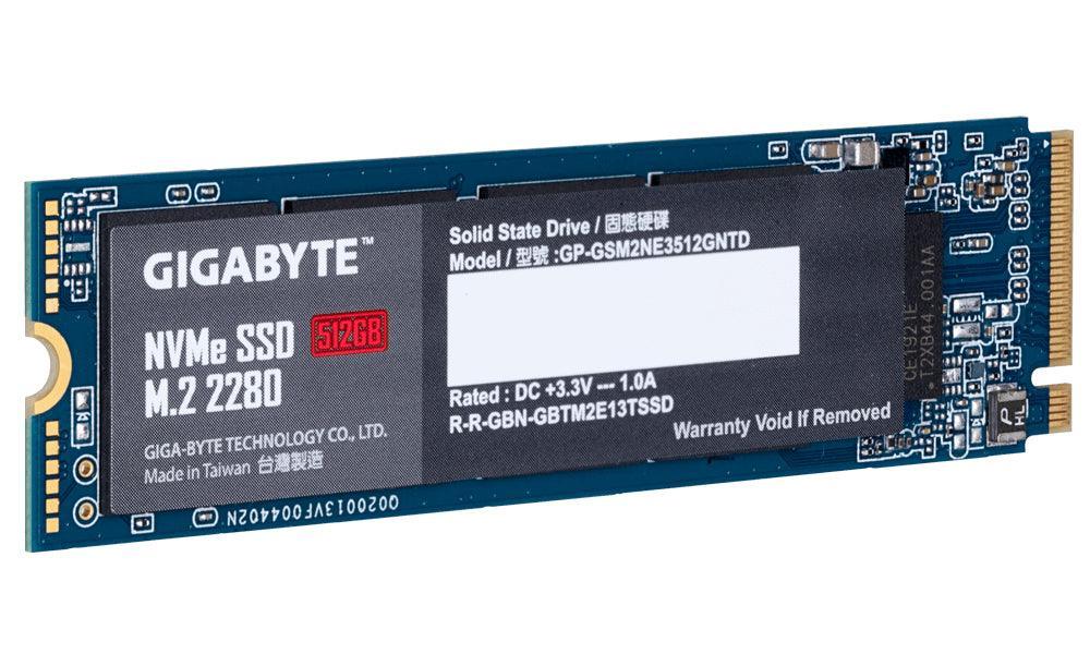 GIGABYTE 512GB | PCI-Express 3.0 x4 | NVMe 1.3 | M.2 (2280) | 1700 | 1550 MB|s (GP-GSM2NE3512GNTD)