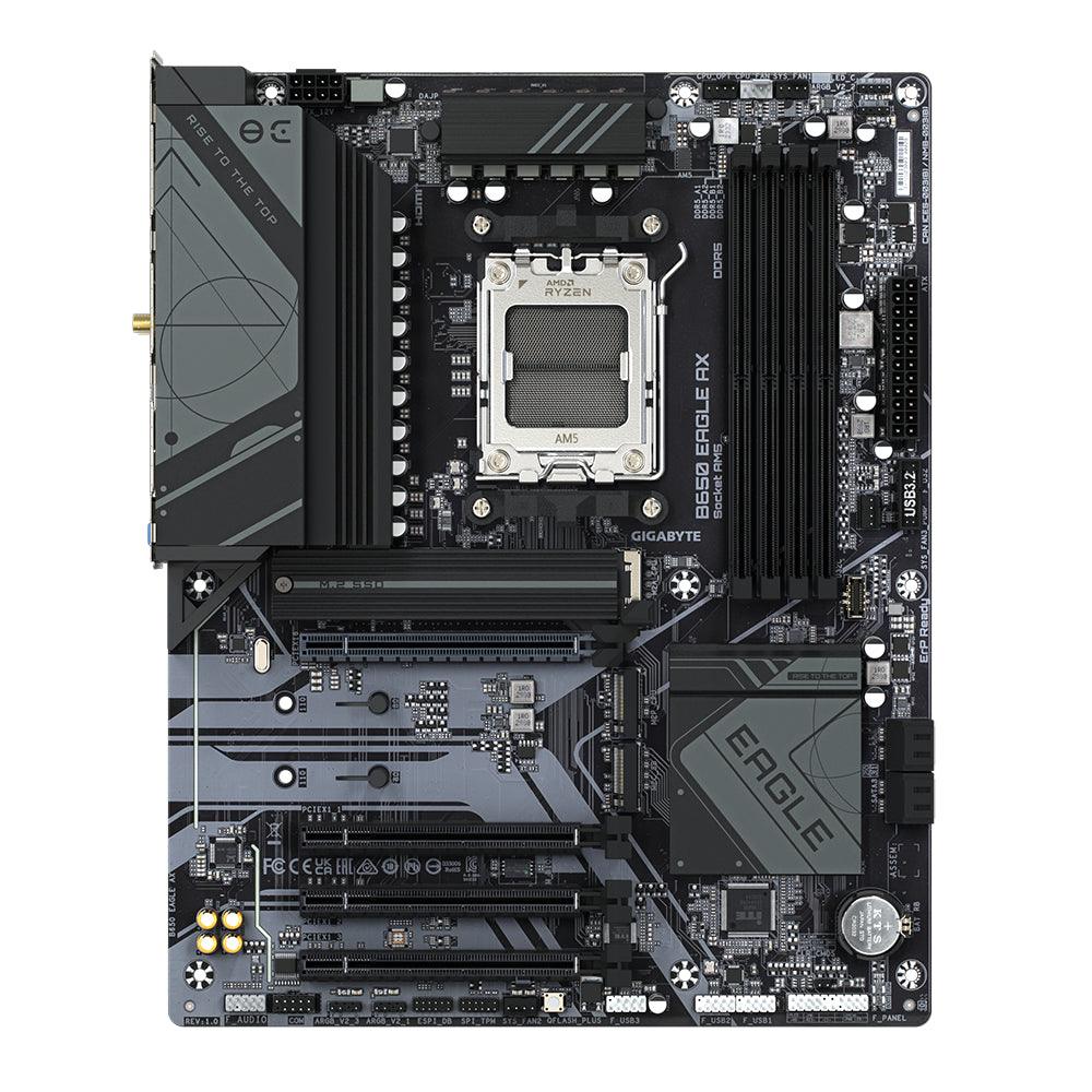 GIGABYTE AMD Socket AM5 | AMD B650 | 4 x DDR5 | GbE LAN | ATX | PCI-Express (B650 EAGLE AX)