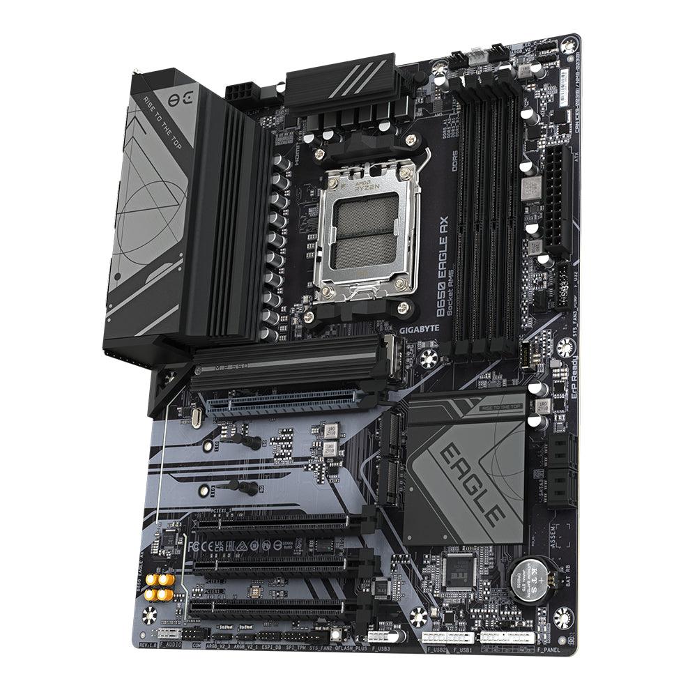 GIGABYTE AMD Socket AM5 | AMD B650 | 4 x DDR5 | GbE LAN | ATX | PCI-Express (B650 EAGLE AX)