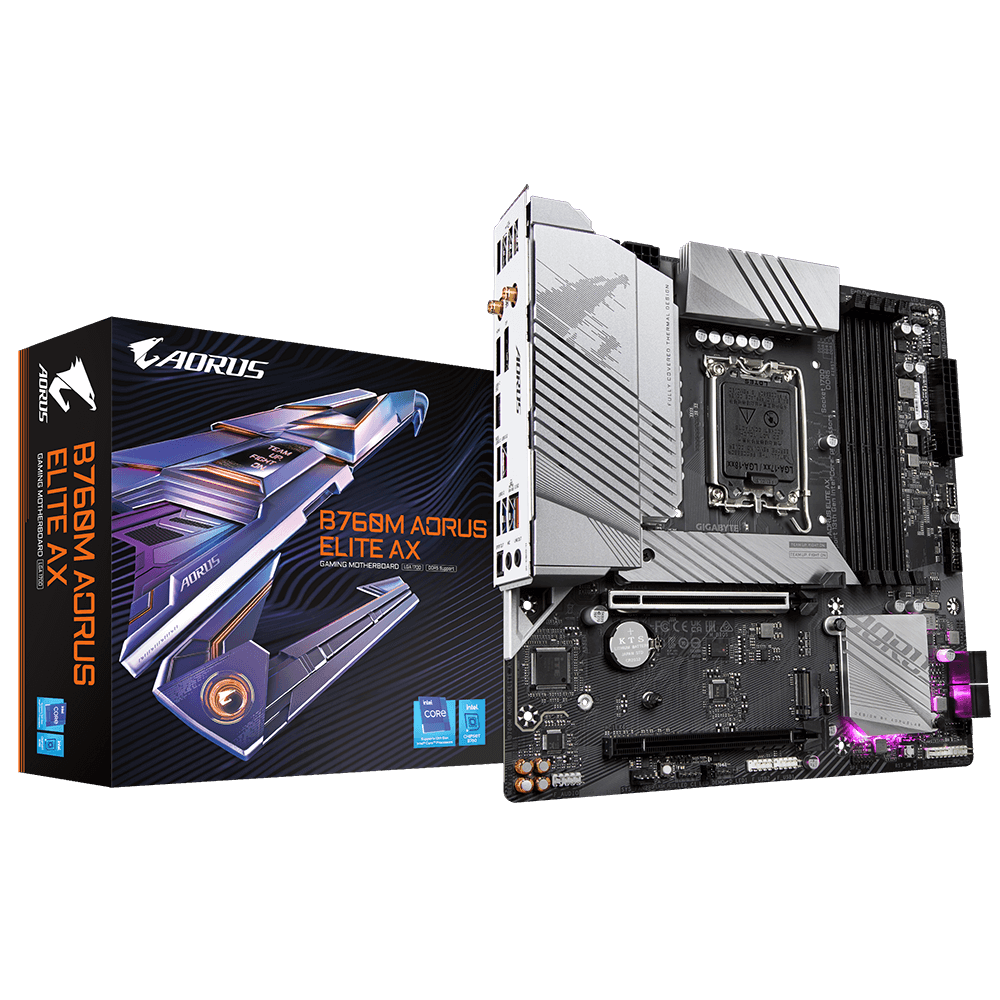 Gigabyte GIG MBD GA-B760M-AORUS-ELITE-AX-D5