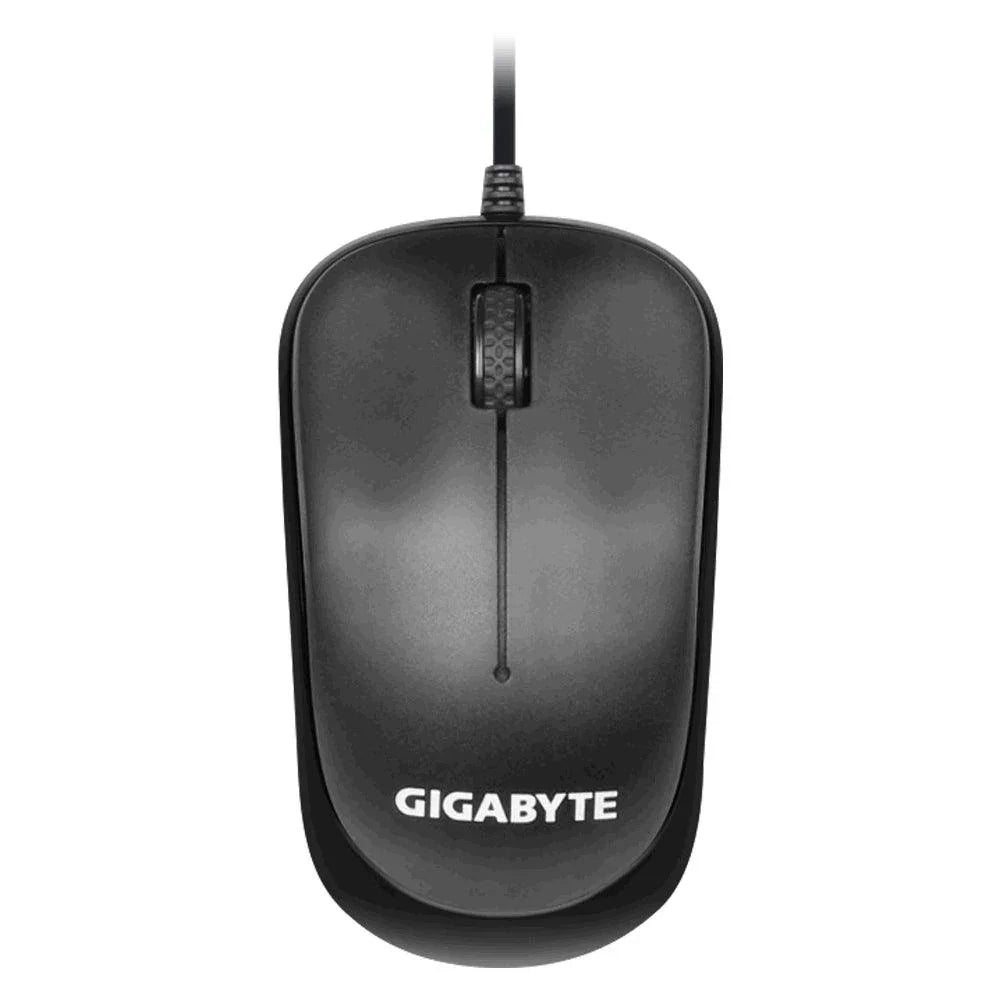GIGABYTE Keyboard: 440(L)*153(W)*25(H)mm | Mouse: 105(L)*62(W)*41(H)mm | Keyboard: 488g±10g | Mouse: 83±5g | 1000dpi | 1.5 m cable (KM6300)
