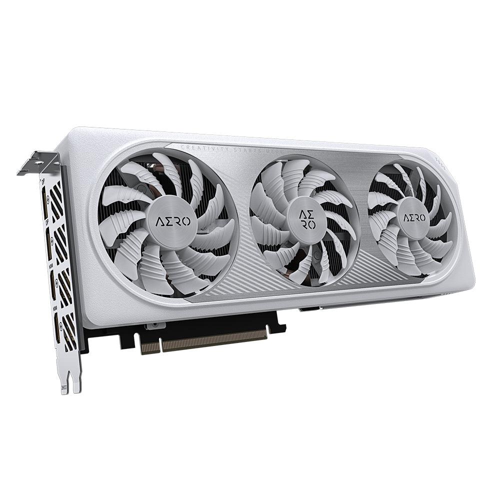 GIGABYTE NVIDIA GeForce RTX 4060 Ti | 8GB GDDR6 | 128 bit | 1800MHz | PCI Express 4.0 | 2 x HDMI (2.1a) | 2 x DP (1.4a) | CUDA | DirectX 12.0 | OpenGL 4.6 (GV-N406TAERO OC-8GD)