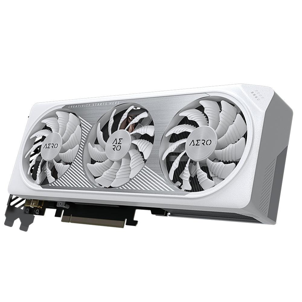GIGABYTE NVIDIA GeForce RTX 4060 Ti | 8GB GDDR6 | 128 bit | 1800MHz | PCI Express 4.0 | 2 x HDMI (2.1a) | 2 x DP (1.4a) | CUDA | DirectX 12.0 | OpenGL 4.6 (GV-N406TAERO OC-8GD)