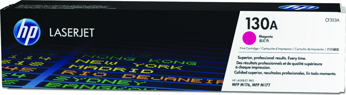 HP 130A Magenta Original LaserJet Toner Cartridge (CF353A)