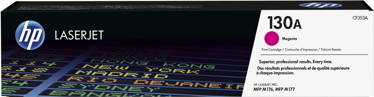 HP 130A Magenta Original LaserJet Toner Cartridge (CF353A)