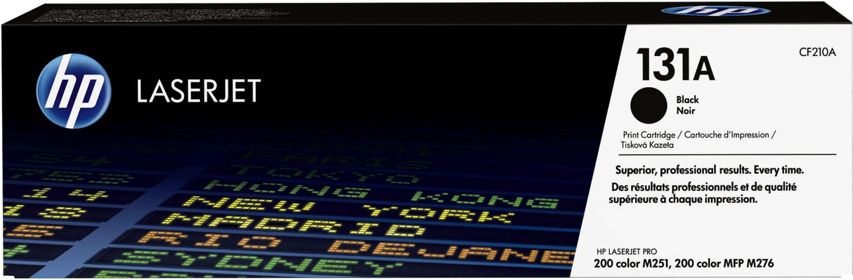 HP 131A Black Original LaserJet Toner Cartridge (CF210A)