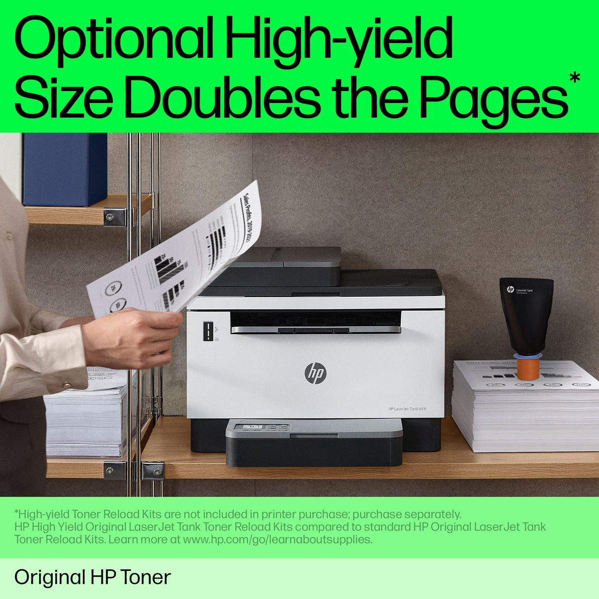 HP 143A Black Original Neverstop Toner Reload Kit (W1143A)