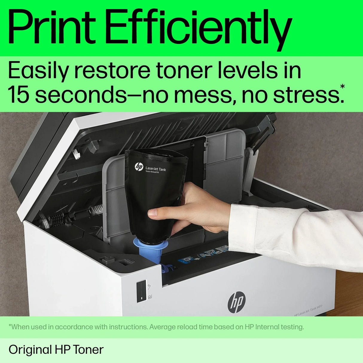 HP 143A Black Original Neverstop Toner Reload Kit (W1143A)