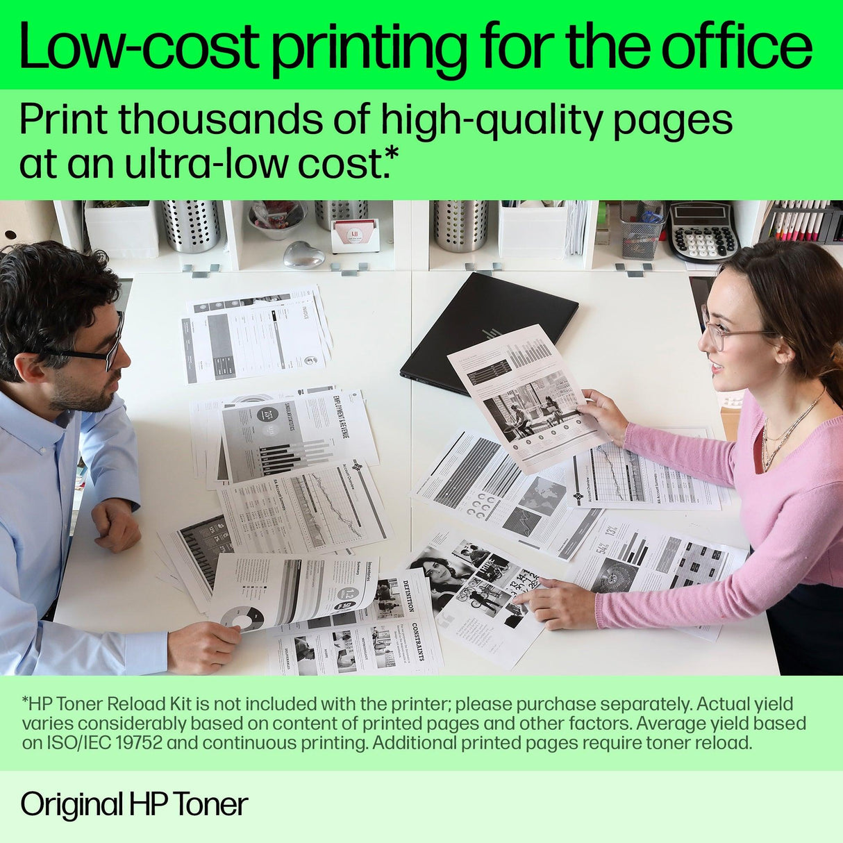 HP 143AD Dual Pack Black Original Neverstop Toner Reload Kit (W1143AD)