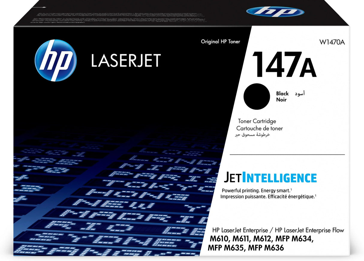 HP 147A Black Original LaserJet Toner Cartridge (W1470A)