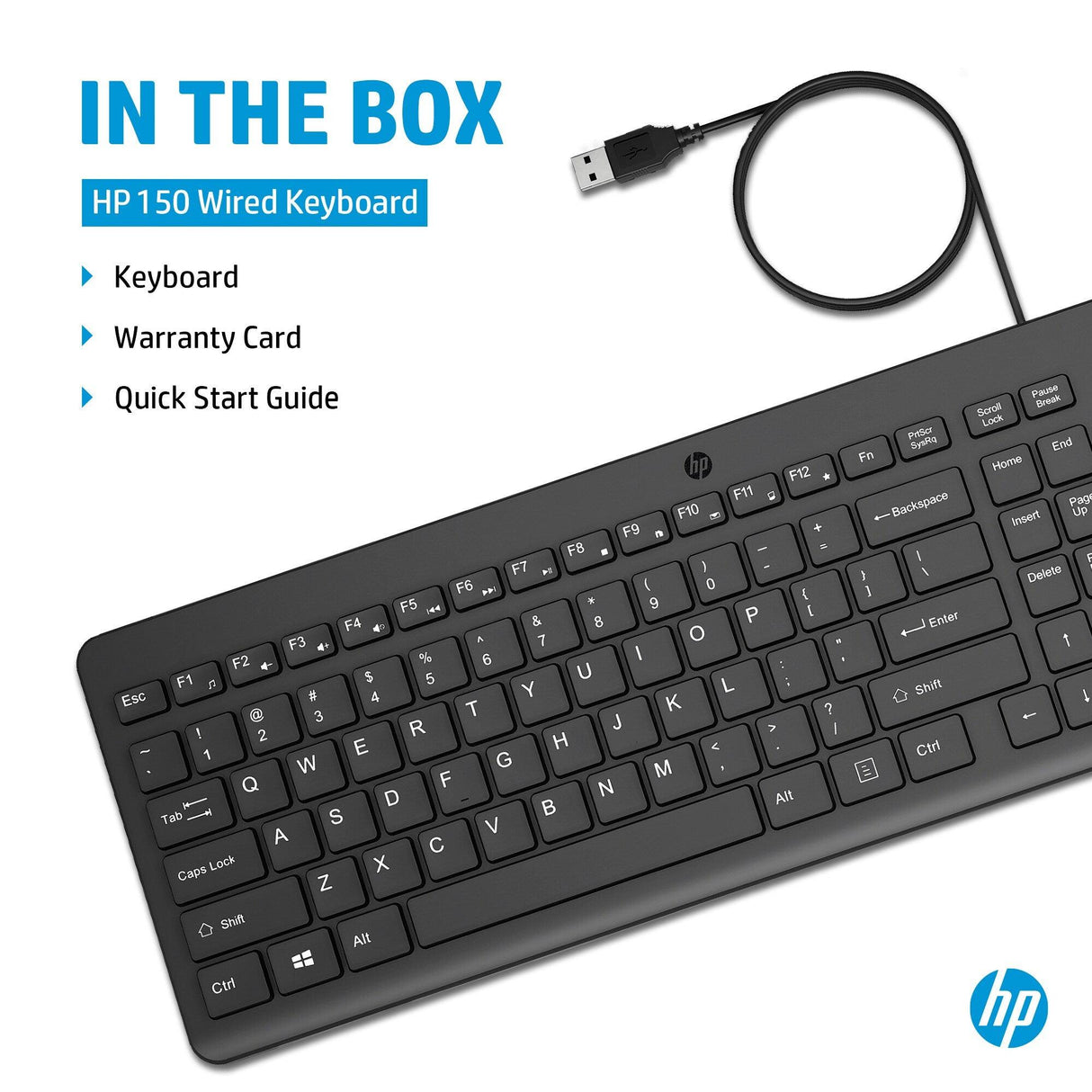 HP 150 Wired Keyboard (664R5AA)