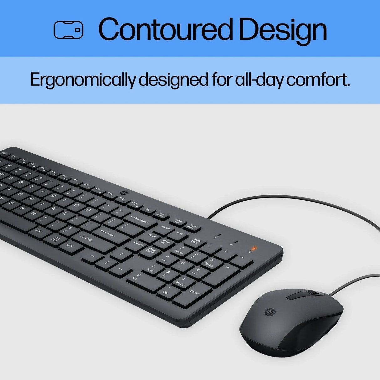 HP 150 Wired Mouse and Keyboard (240J7AA)