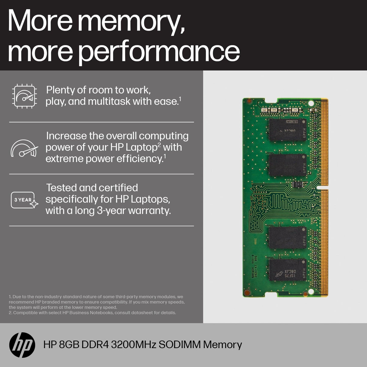 HP 16GB DDR4 3200 SODIMM Memory memory module (8C4X9AA)