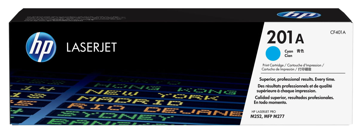 HP 201A Cyan Original LaserJet Toner Cartridge (CF401A)