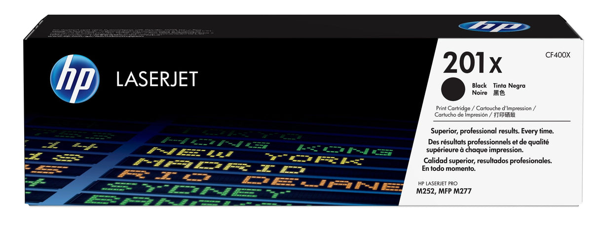 HP 201X High Yield Black Original LaserJet Toner Cartridge (CF400X)