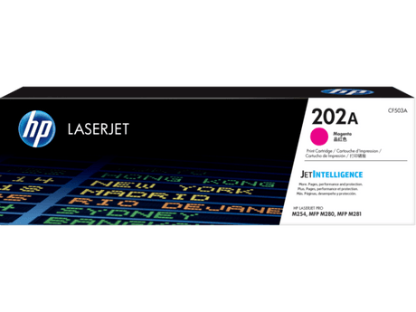 HP 202A MAGENTA LASERJET TONER 1.3K FOR M254DW M254NW M280NW M281FDN M281FDW