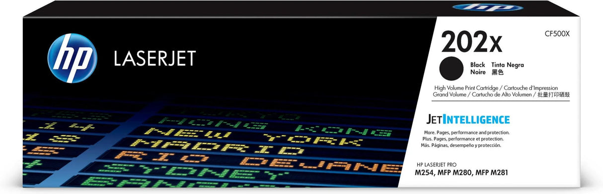 HP #202X Black Toner CF500X - TechForGood