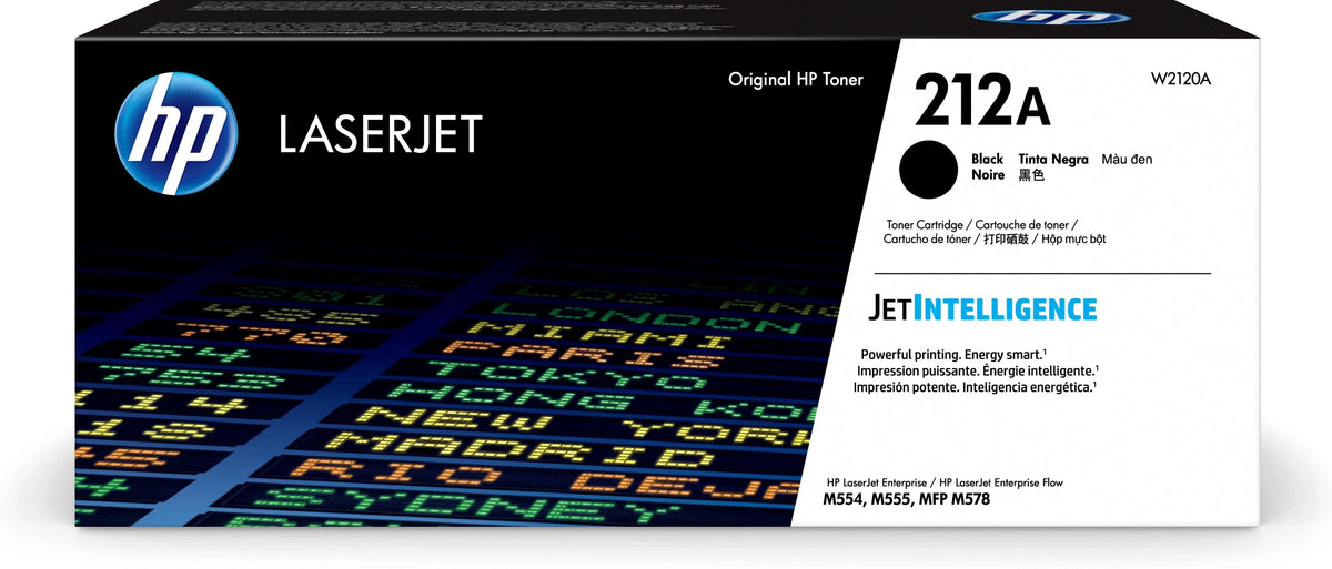 HP 212A Black Original LaserJet Toner Cartridge (W2120A)