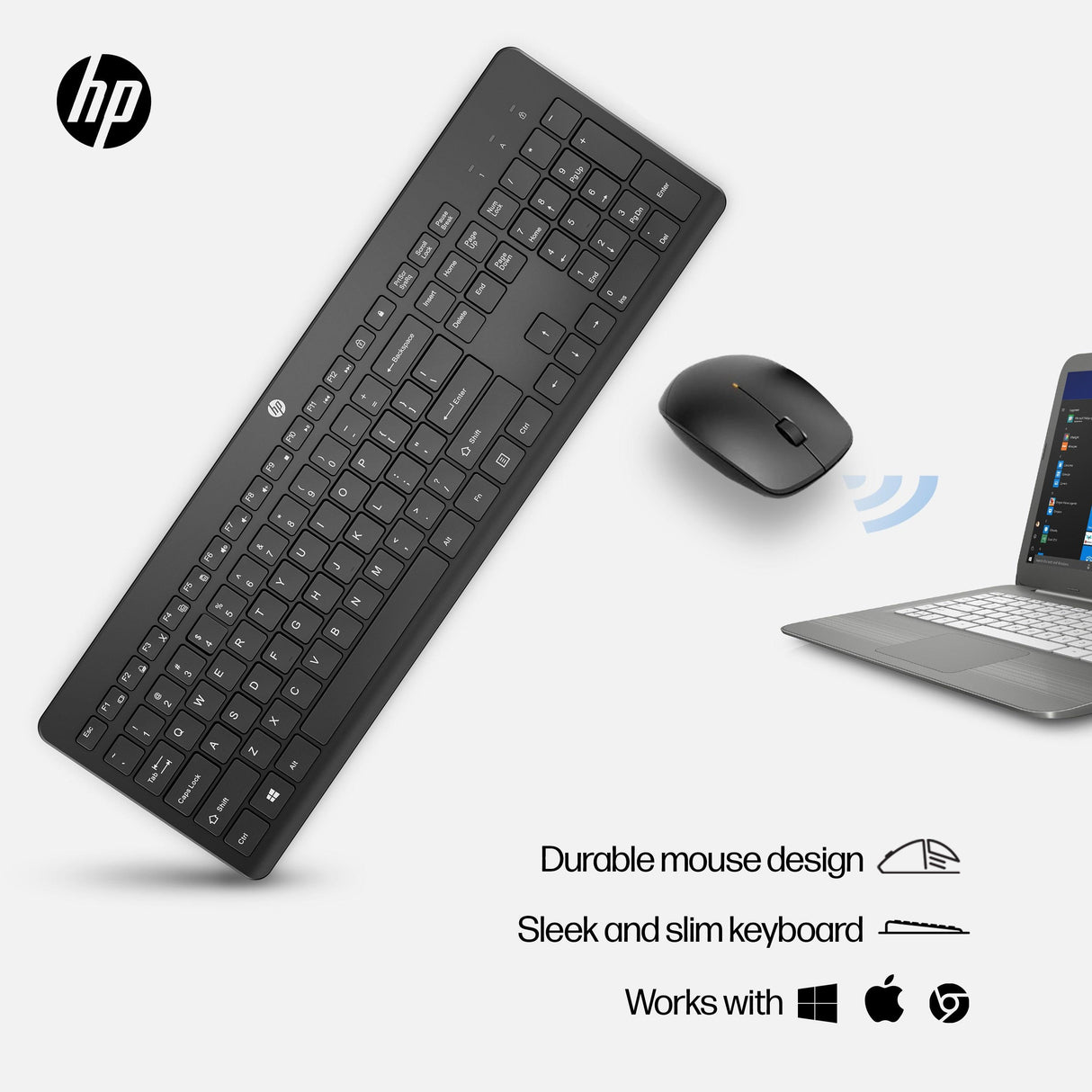 HP 230 Wireless Mouse and Keyboard Combo (18H24AA)