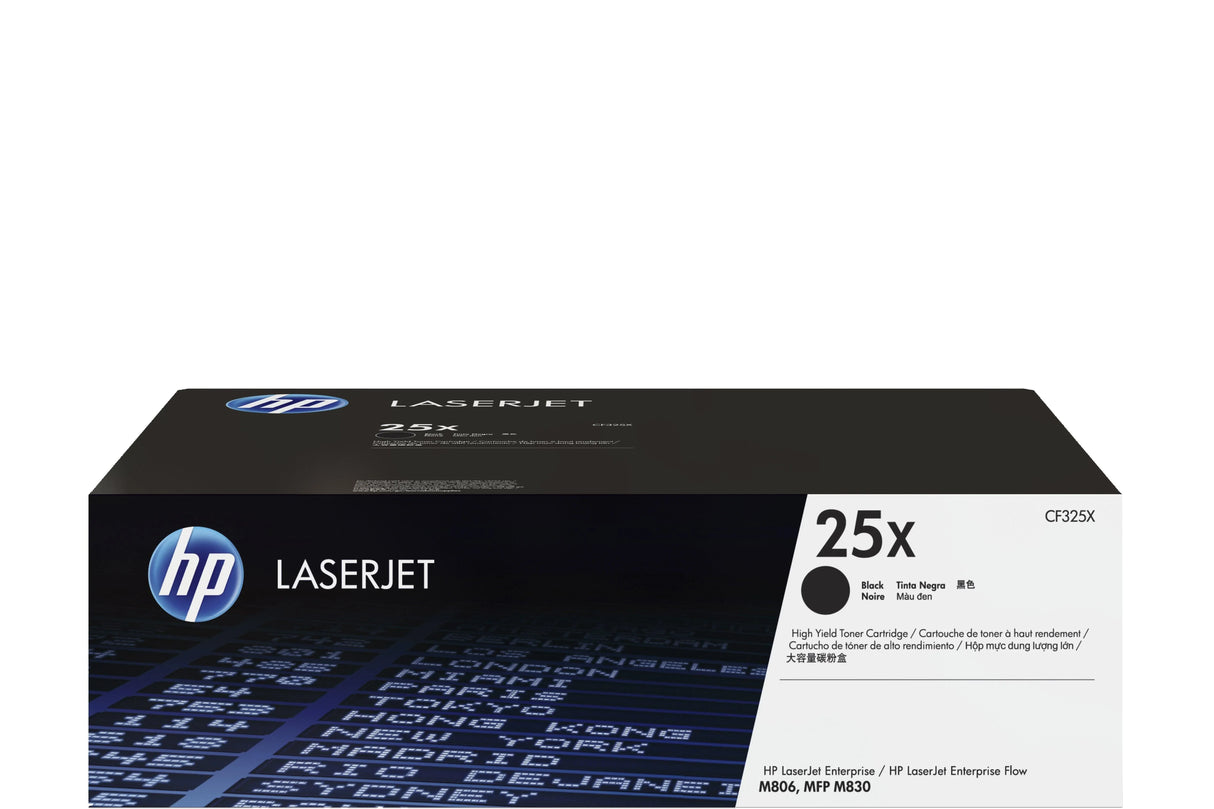 HP 25X High Yield Black Original LaserJet Toner Cartridge (CF325X)