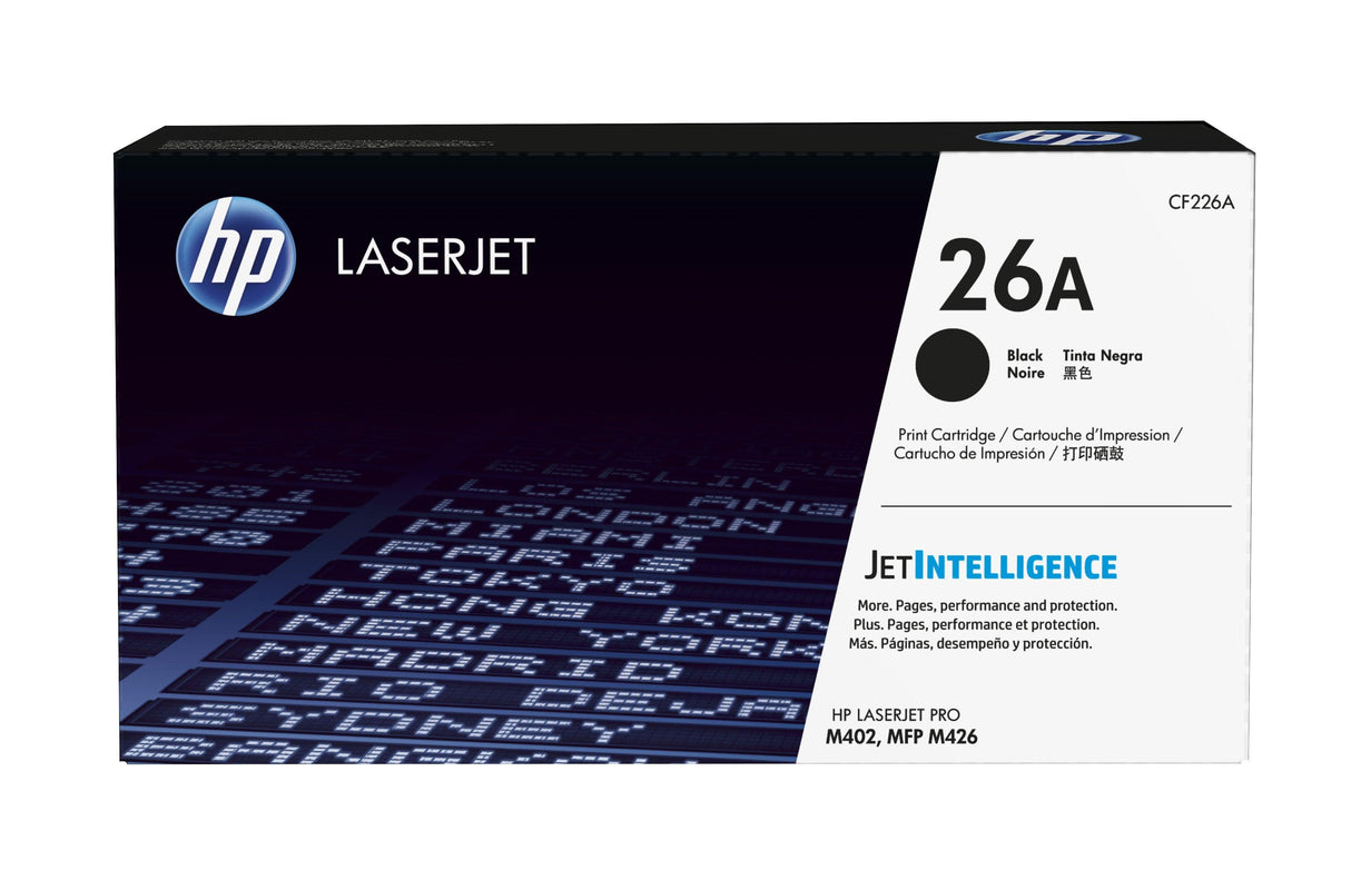 HP 26A Black Original LaserJet Toner Cartridge (CF226A)