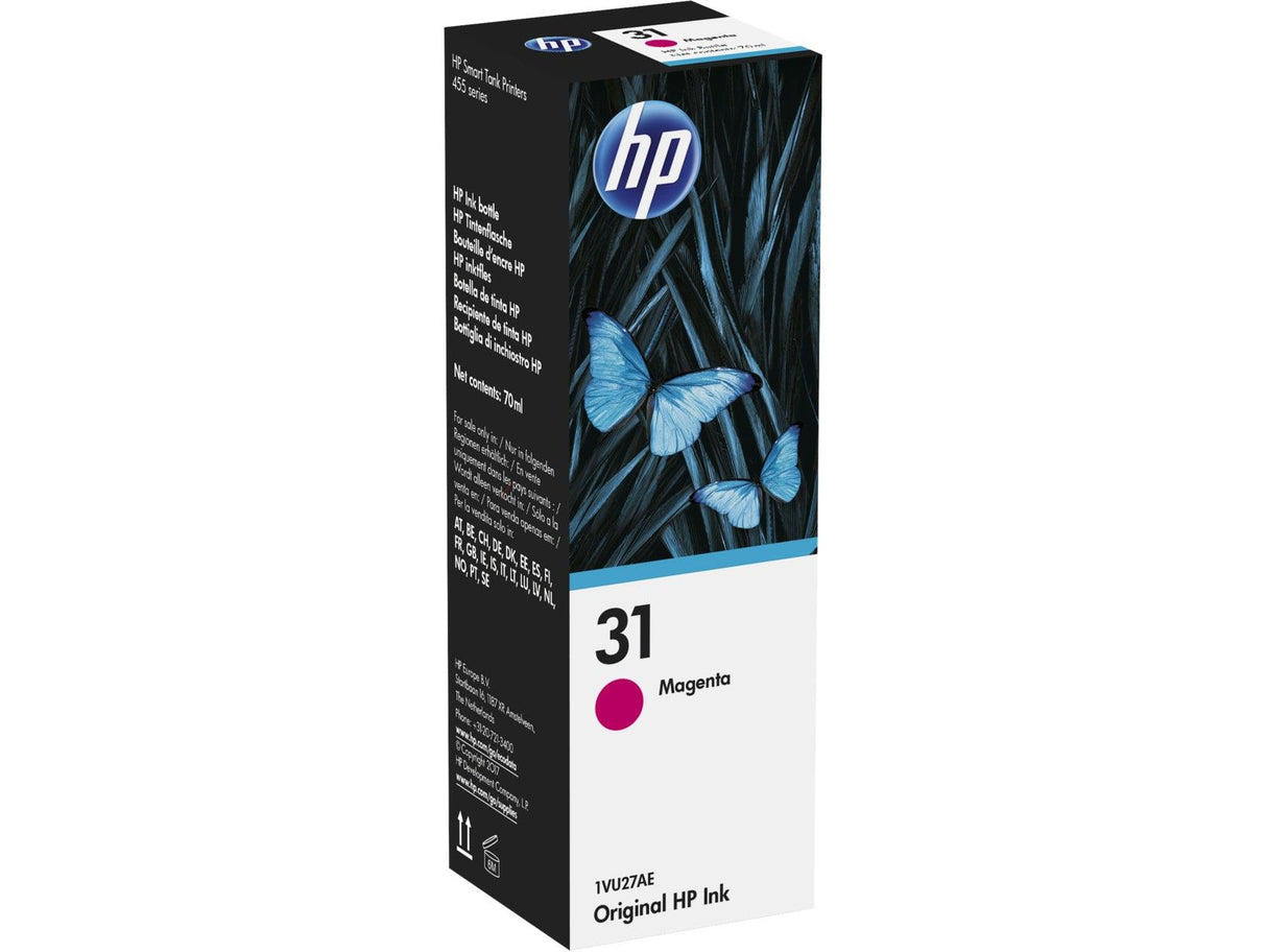 HP 31 70-ml Magenta Original Ink Bottle (1VU27AA)