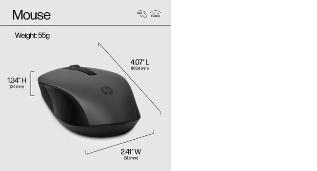HP 330 Wireless Mouse and Keyboard Combination (2V9E6AA)